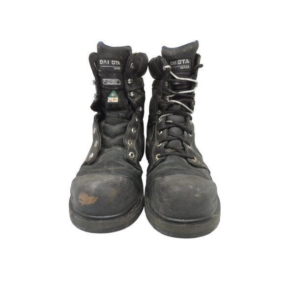 Dakota Men's 8" 557 Steel Toe CP HD3 Vibram Work Boots Black Size 11M - Picture 2 of 8